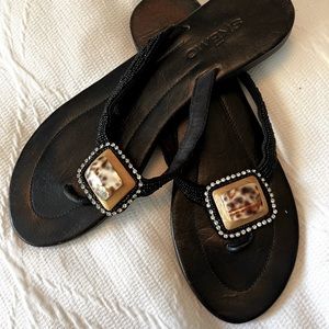 Skemo Beaded Flip Flop